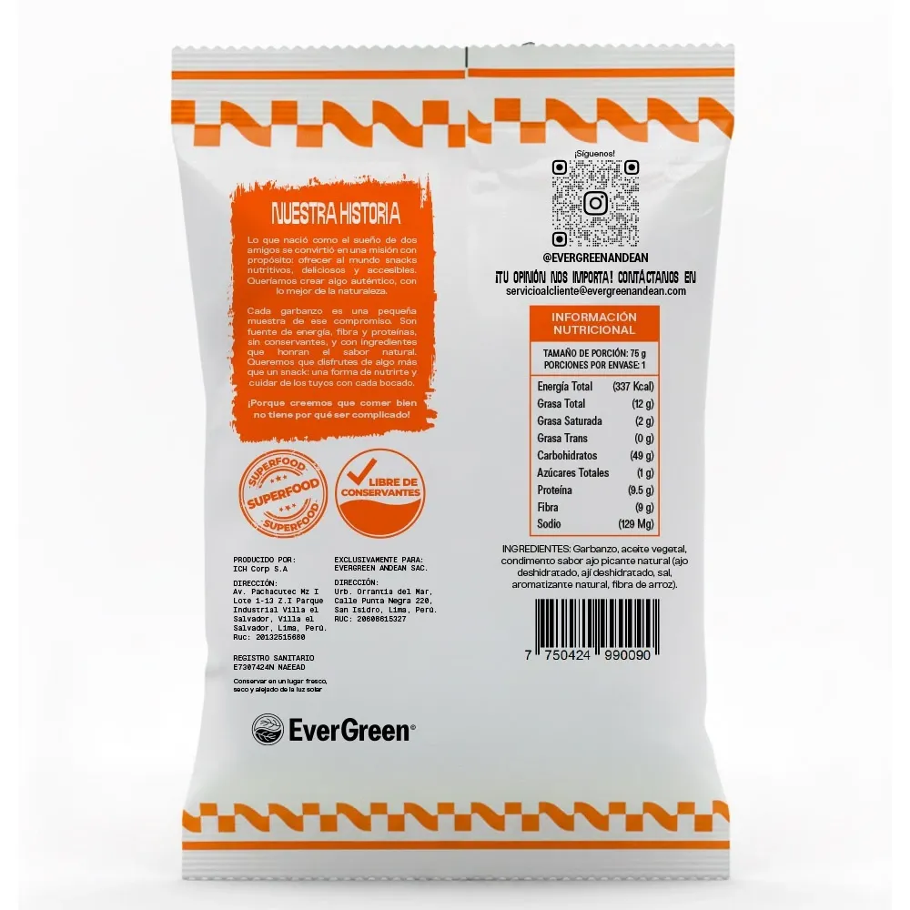 Garbanzos crocantes criollos  atras.webp