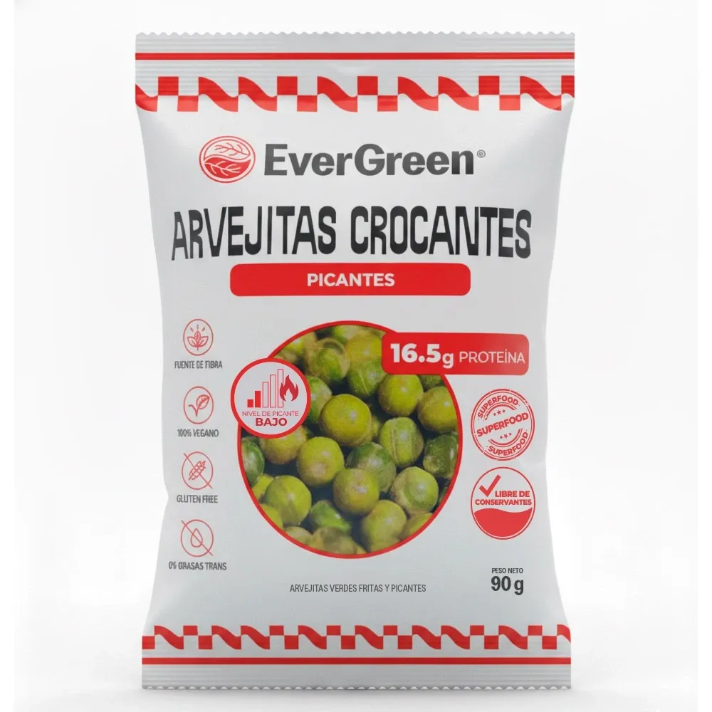 Arverjitas crocantes sabor "Picante" 90g