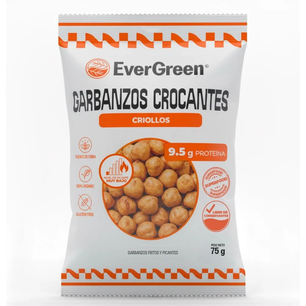 Garbanzos crocantes sabor "Criollo" 75g